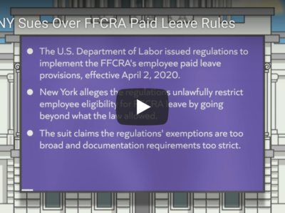 NY Sues Over FFCRA Paid Leave Rules