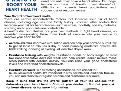 3 Ways to Boost Your Heart Health